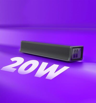 ZEBRONICS Juke BAR 1500 20W Output, Wireless Portable Mini soundbar, Built-in Rechargeable Battery, Bluetooth 5.0, mSD, AUX, LED Indicator and Glossy Finish - Image 2
