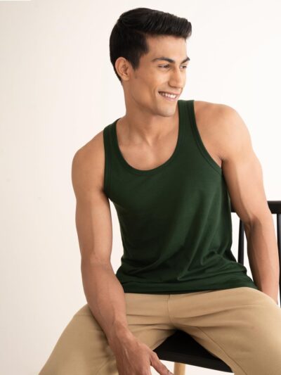 DAMENSCH Regular Fit Cotton Vest for Men | 100% Cotton Fabric, Anti-Bacterial Finish - Image 5
