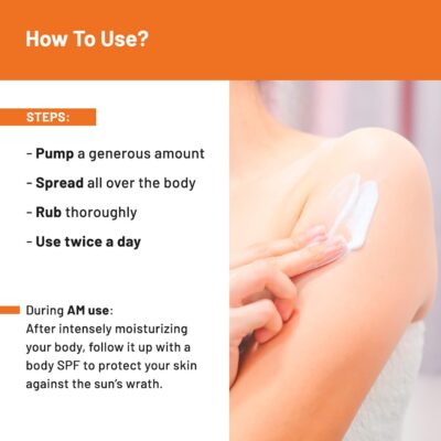 Chemist At Play AHA Body Lotion with 5% Natural AHA, Niacinamide, Shea Butter | For Exfoliating Dry & Dead Skin Cells, Deep Nourishment & Radiant Skin | Skin Brightening Lotion | 236ml - Image 5