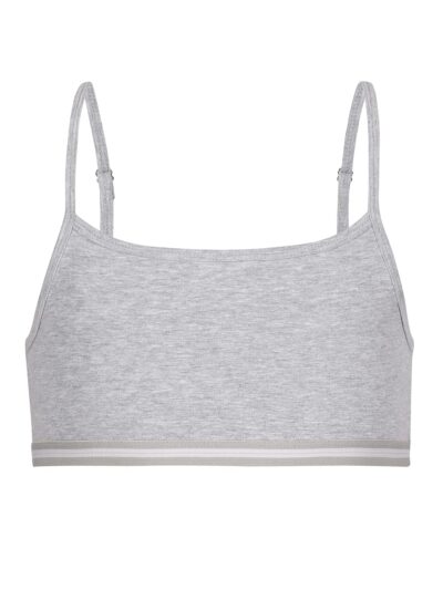 CHARM N CHERISH Non Padded Sports Bra for Girls, Cotton Bras-Slip On Teenage Bras-Combo Pack-Solid Printed, Pack of 2 - Image 7