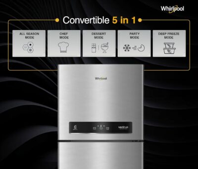 Whirlpool 431 L 2 Star IntelliFresh Convertible Inverter Frost Free Double Door Refrigerator (IF INV CNV 480 ALPHA STEEL-Z, 2S) - Image 7