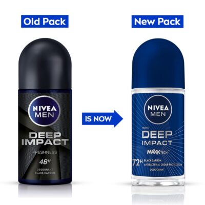 NIVEA MEN Deep Impact Freshness Deodorant Roll-on - For MEN, 50ml - Image 3