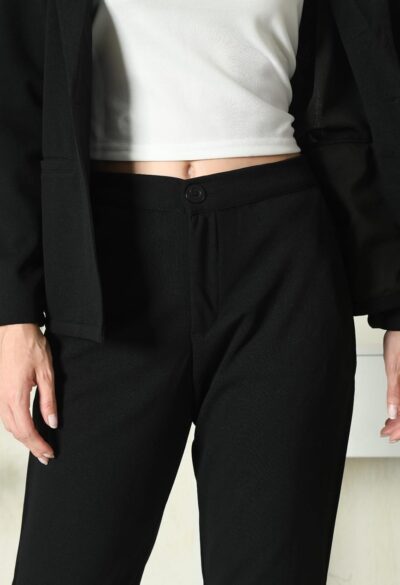Jangid Fashion Women Solid Blazer Pant Set- Women's Casual Office Business 3-Piece Solid Suit, Single-Breastered Blazer Camisole and Pant Set. - Image 6