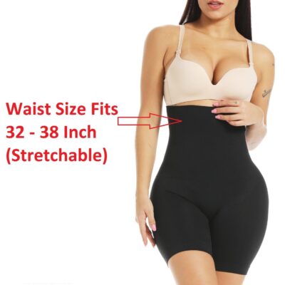 HSR Women's Tummy Tucker High Waist Shapewear with Anti Rolling Strip Panties (Free-Size) (Waist Size Fits : 32 to 38 Inch) - Image 6