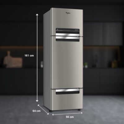 Whirlpool 215 L Frost Free Triple-Door Refrigerator [FP 223D PROTTON ROY RADIANT STEEL(Z) ] - Image 8