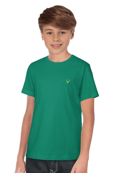 Allen Solly Boy's Solid Regular Fit T-Shirt - Image 3
