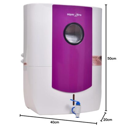 AQUAULTRA Smart Uv+Uf Electrical Water Purifier With 13L Storage For Municipal Corporation,(Not Suitable For Borewell Or Tanker Water) With Goodness Of Copper, 35/40 Liter/Hour Purification Capacity - Image 6