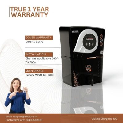 Zenpure Plush 15 LPH Aqua Copper Alkaline RO + UV + UF + Minerals RO Water Purifier for Home, suitable for borewell, tanker and municipal water (With Free Pre Filter) - Image 6