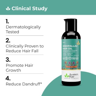 Avimee Herbal Keshpallav Hair Oil For Men & Women | Promotes Hair Growth & Reduces Hair Fall | With Rosemary, Castor, Amla, Coconut and Bhringraj Oil | Mineral Oil Free | 100 ml - Image 5