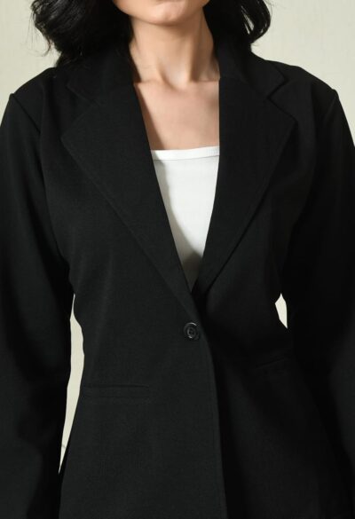 Jangid Fashion Women Solid Blazer Pant Set- Women's Casual Office Business 3-Piece Solid Suit, Single-Breastered Blazer Camisole and Pant Set. - Image 5