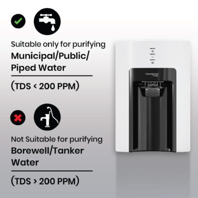 Aquaguard Champ UV Water Purifier | Suitable for Municipal Water Only (TDS 200 ppm) | Free Service Plan worth ₹2000 - Image 2