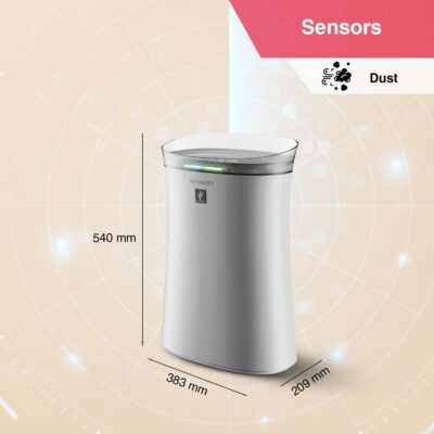 SHARP Room Air Purifier FP-F40E-W (White) with Plasmacluster™ Ion Technology, Haze Mode, Odour & Dust Sensor, True HEPA & Deodorizing Filter| Coverage Area: up to 320 ft² - Image 6