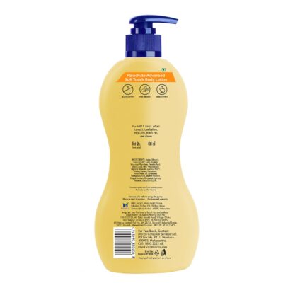Parachute Advansed Soft Touch Body Lotion for Women & Men, All Skin types, 400ml | Pure Coconut Milk & Honey, 100% Natural, 72h Moisturisation - Image 2