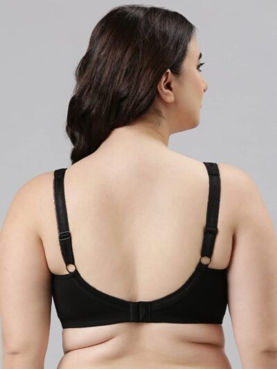 Enamor Women's Everyday Cotton T-Shirt Bra - Full Support, Non-Padded, Non-Wired, Full Coverage, Super Lift for a Smooth, Minimized Look - Image 2