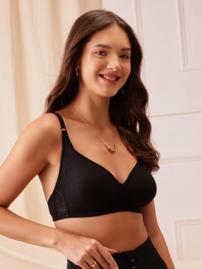 Clovia Women's Cotton Non-Padded Wire Free T-Shirt Bra - Image 4