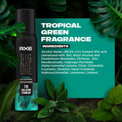 AXE Signature Mysterious Long Lasting No Gas Aerosol Body Deodorant For Men 200 Ml - Image 4