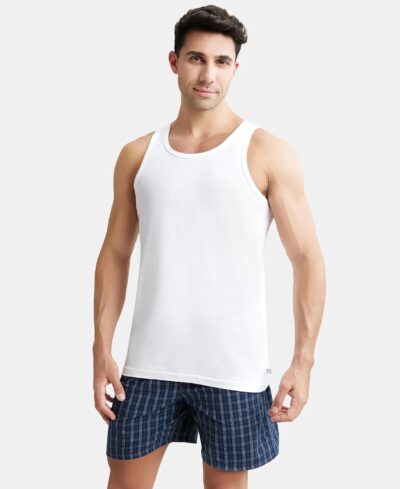 Jockey Men's Cotton Regular Fit Undershirt - Image 5