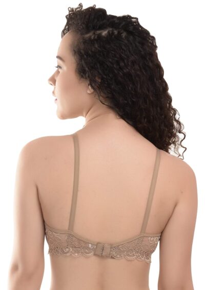 MiEstilo Women's Cotton Blend Lightly Padded Wirefree T-Bralette Bra Combo - Image 4
