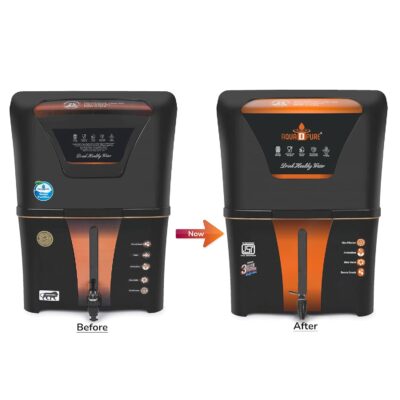 AQUA D PURE Zinc + Copper + Mineral RO+UV+UF 10 to 12 Litre RO + UV + TDS ADJUSTER Water Purifier with Copper Charge Technology black & copper Best For Home and Office - Image 3