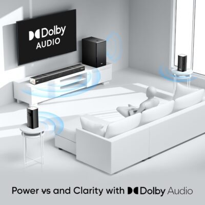 Mivi Fort Q700D Dolby Home Audio | 700W Sound bar, 5.1 Channel Home Theatre, 8-inch subwoofer, 2 Satellite Speakers, 4 Unique Input and 5 EQ Modes, LED Display, Remote Control - Image 3