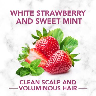 Herbal Essences White Strawberry & Sweet Mint CONDITIONER- For Cleansing and Volume - No Paraben, No Colorants, 240 ML - Image 4
