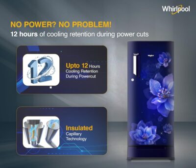 Whirlpool 192 L 4 Star Icemagic Powercool Direct-Cool Single Door Refrigerator with Base Drawer (215 IMPC ROY 4S SAPPHIRE MULIA-Z) - Image 7