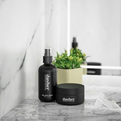 Dasher Cream Pomade For Men's Hair, Medium Hold & Medium Shine Puck, Flexible Hold & Water-Based, Texturizes Hair, With Avocado Oil & Biotin (100g) - Image 7
