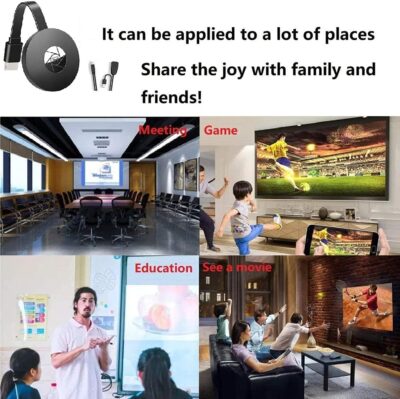 NSH Cromecast Wireless Mirror Screen Cast TV Dongle Compatible for Android/Mac/iOS/Laptop/Windows - Image 5