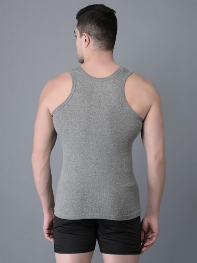 Dollar Bigboss Men's Solid Regular Fit Vest - Image 4