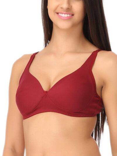 Clovia Women's Cotton Non-Padded Wire Free Full Coverage T-Shirt Bra - Image 7
