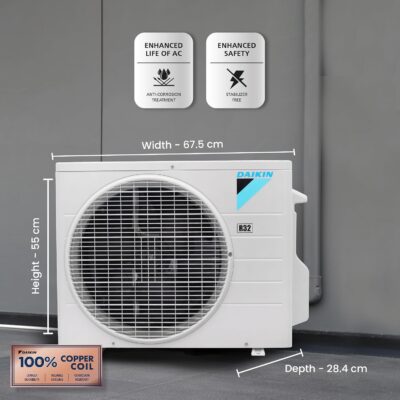 Daikin 0.8 Ton 3 Star, Fixed Speed Split AC (Copper, PM 2.5 Filter, 2022 Model, FTL28U, White) - Image 5