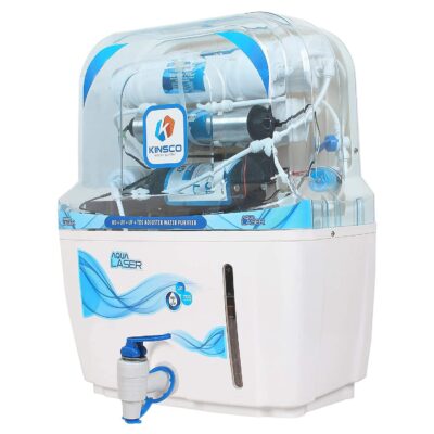 Kinsco Genuine Aqua Laser 15 Litre RO + Uv + UF + TDS Adjuster Water Purifier for home office - Image 2