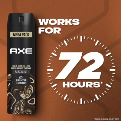 AXE Dark Temptation Men's Deodorant 215 Ml Long Lasting Deodorant Spray For Men With An Irresistible Scent - Image 6