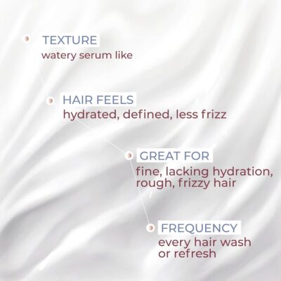 Ashba Botanics Curl Styling Serum Gel With Hyaluronic Acid | Provides Intense Hydration, Frizz Control, Bouncy & Shiny Hair | Lightweight, Non Sticky Hair Gel for Curly Hair, For Men & Women - 237ml - Image 7