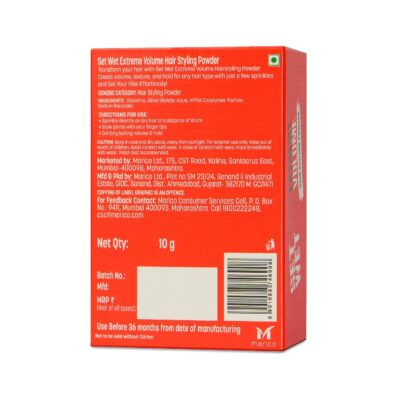 Set Wet Extreme Volume Hairstyling Powder 10g |12 Hour Strong Hold & Matte Finish |Hair Volumizing Powder Wax - Image 9