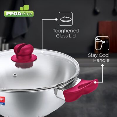 Prestige Platina Popular Stainless Steel 3PCS BYK Set Cookware - Image 4