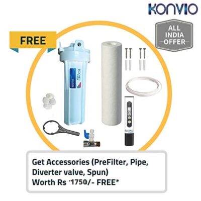 Konvio Neer Copper + Alkaline RO + UV LED + UF + TDS Adjuster Water Filter and Purifier with High TDS Membrane (Orange) - Image 2