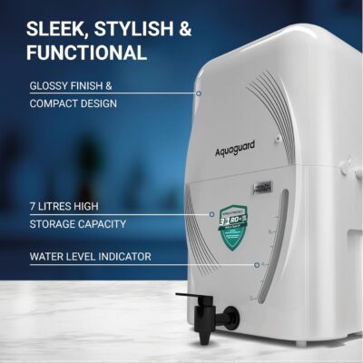 Aquaguard Health Protect 3-in-1 RO+UV Water Purifier | 30x Impurity Removal vs Local Purifiers | 7L Large Storage Tank | India’s #1 Water Purifier | Suitable for all Water Sources - Image 5