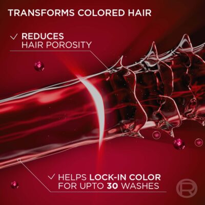 L'Oreal Paris Conditioner, Vibrant & Revived Colour, For Colour-treated Hair, Colour Protect, 180ml - Image 3