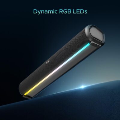 boAt Aavante Bar 950 Bluetooth Soundbar w/ 40W Signature Sound, RGB LEDs, Dual Passive Radiators, Up to 7 hrs Playback, TWS Function, Inbuilt Mic,BT v5.3,TF Card,AUX Port(Premium Black) - Image 3