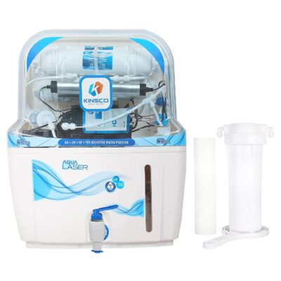 Kinsco Genuine Aqua Laser 15 Litre RO + Uv + UF + TDS Adjuster Water Purifier for home office - Image 3