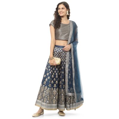 BIBA Women Straight Art Silk Readymade Lehenga Set - Image 5