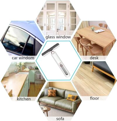 QONETIC Mini Mop for Kitchen with Sponge Portable Mini Mop Self Squeeze Strong Absorbent Magic Wiper for Kitchen Small Wet & Dry Use for Bathroom Wall Glass Car Table Home - Image 9