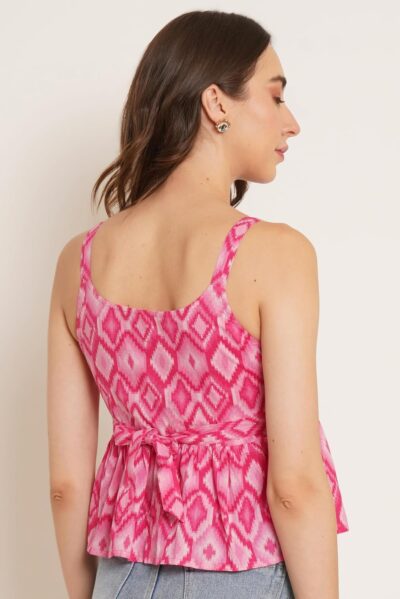COTLAND Fashions Jaipuri Cotton Printed Strappy Top for Women & Girls (Teen Edition) - Image 4