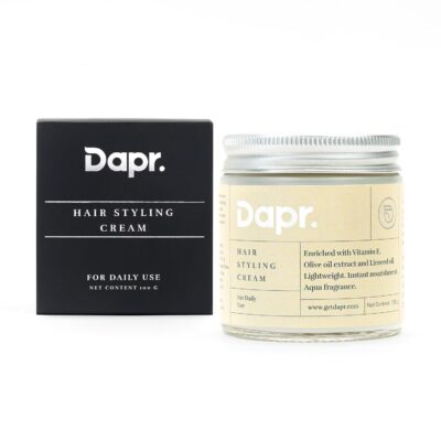 Dapr. Hair Styling Cream (100 grams) for Daily use | Enriched with Olive oil extract and Linseed oil | - Image 2