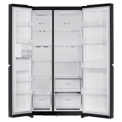 LG 655 L Frost Free Smart Inverter Double Door Side by Side Refrigerator (GL-B257HWBY, Western Black, Express Freezing | Multi Air-Flow) - Image 23