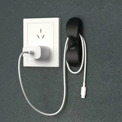 Bowiemall 2Pcs Cord Organizer for Kitchen Appliances Cord Wrapper for Kitchen Appliances Cord Holder Cable Organizer for Home Appliances (Black) - Image 4