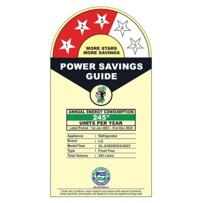 LG 343 L 3 Star Frost-Free Smart Inverter Double Door Refrigerator (GL-S382SDSX, Dazzle Steel, Convertible with Express Freeze) - Image 17