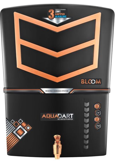 AquaDart Zinc Copper Alkaline Hydrogen RO Water Purifier |12 Liter Storage | RO+ZN+CU+ALK+ Negative ORP+UV+UF+TDS+PF | Best Water Filter for Home Drinking (Made In India) - Image 3