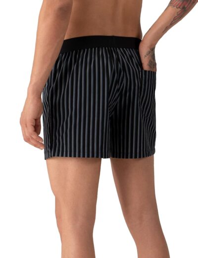 DAMENSCH Men's Regular Fit Cotton Breeeze Ultra Light Inner Boxers | 100% Cotton Men Innerwear, Boxer Shorts, Innerwear Men, Men Underwear, Man Shorts-Las Grey,Nether Black-L - Image 4